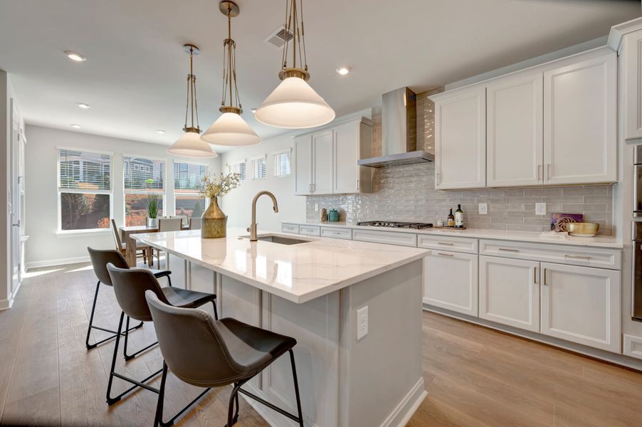 Representative furnished interior of a home built from the Aspen Creek by Tri Pointe Homes in Altis At Serenity | A 55+ Community, Fuquay Varina (Image 11).