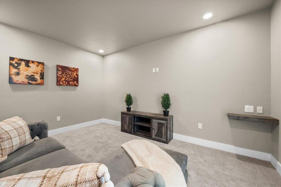 Movie room for entertainment