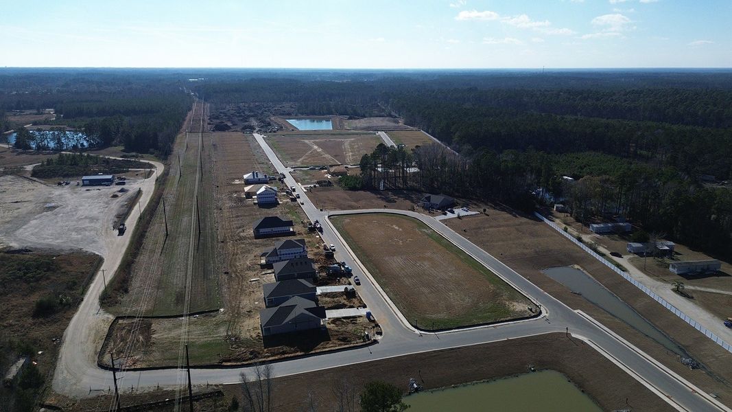 Site preparation for new homesites in Winfield Farms, Myrtle Beach (Image 12).