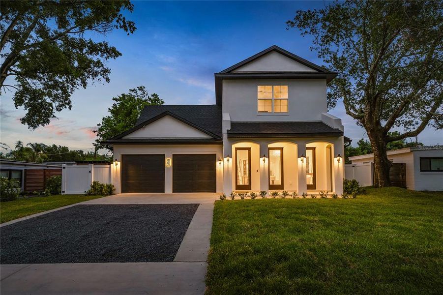 Front exterior of a new home in , Winter Park, FL, highlighting curb appeal (Image 28).