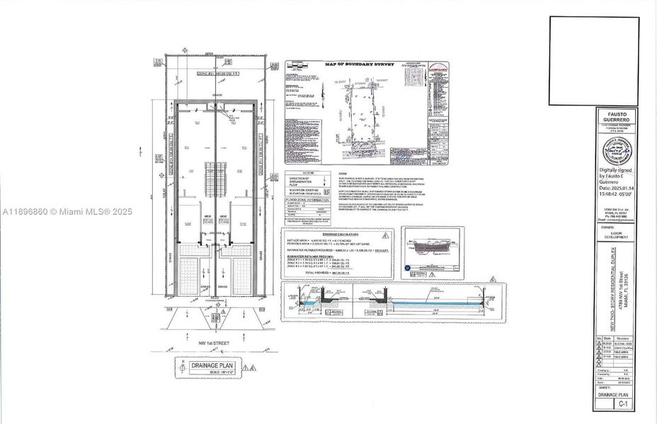 2D floor plan layout of this home in , Miami, FL (Image 3).