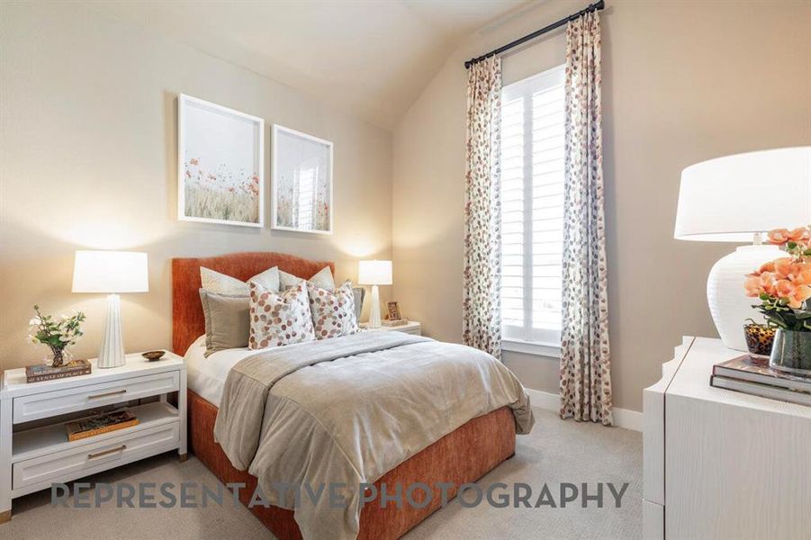 Furnished interior view inside a new home in Wildflower Ranch, Dish (Image 24).