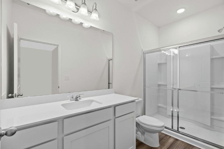 Furnished interior view inside a new home in Cedar Pointe, Crosby (Image 5).