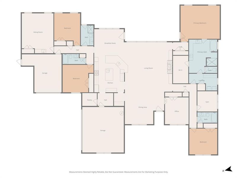 2D floor plan layout of this home in , Aledo, TX (Image 5).