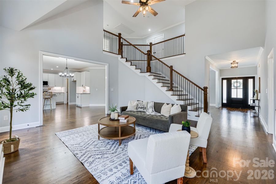 Furnished interior view inside a new home in , Gastonia (Image 7).