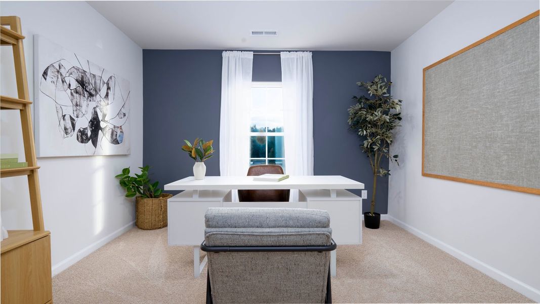 Furnished interior view inside a new home in Baymeade, Lexington (Image 11). Furnished interior view inside a new home in Baymeade, Lexington (Image 11).