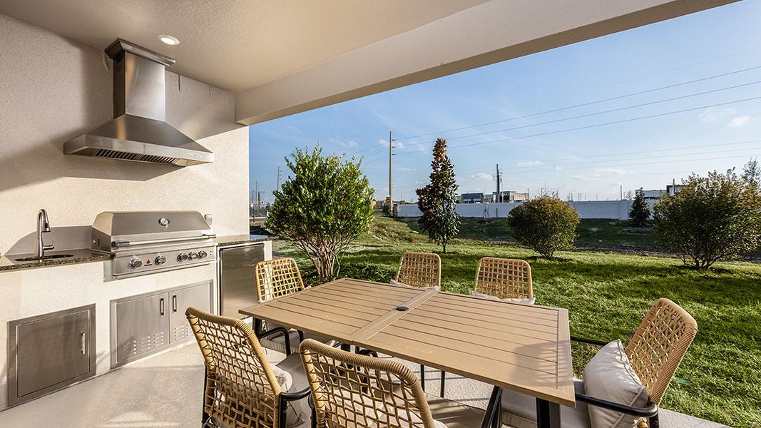 Representative exterior details of a home built from the Longboat by Taylor Morrison in Skye Ranch Community Group Page, Sarasota (Image 3).
