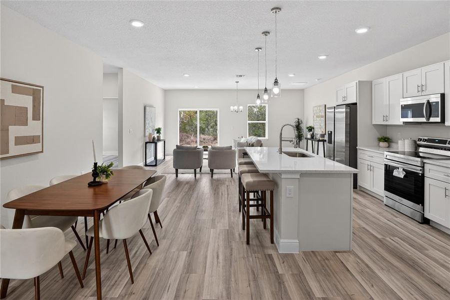 Furnished interior view inside a new home in , Ocala (Image 8). Furnished interior view inside a new home in , Ocala (Image 8).