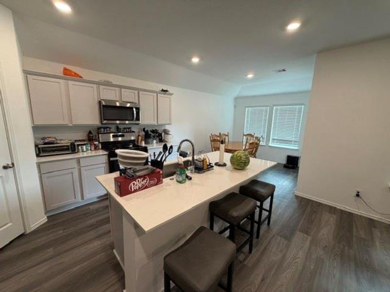 Furnished interior view inside a new home in The Canopies, Splendora (Image 6).