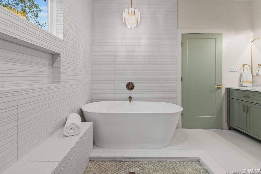 Furnished interior view inside a new home in , San Antonio (Image 37).