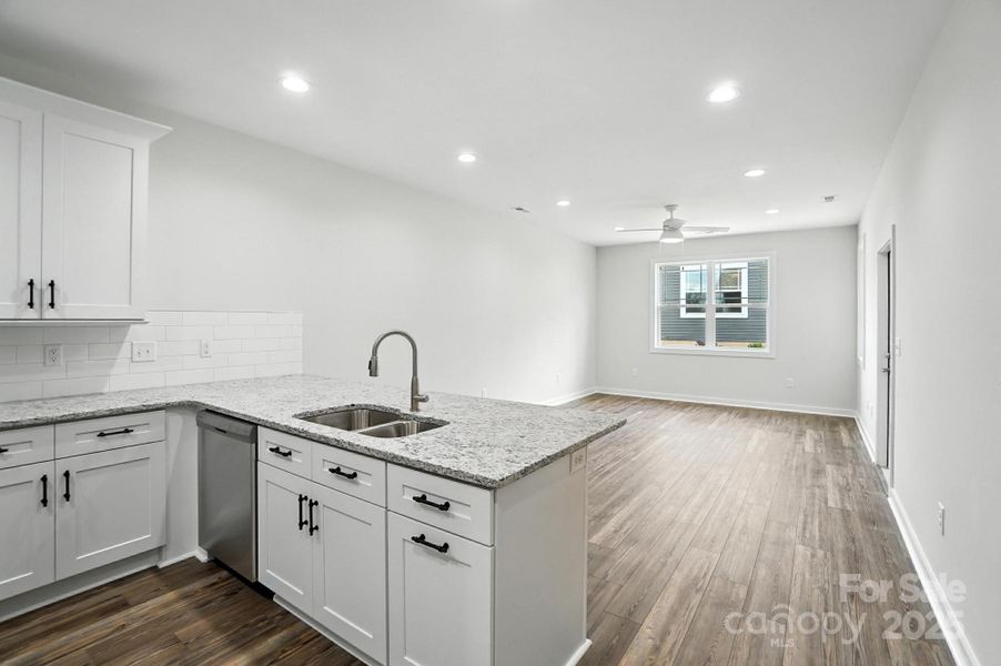 Furnished interior view inside a new home in , Hickory (Image 11).