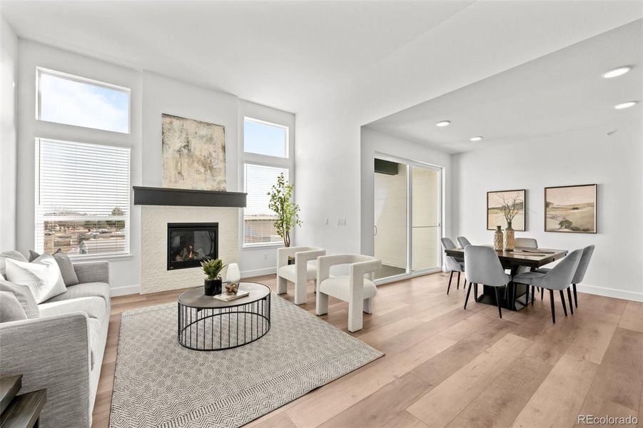 Furnished interior view inside a new home in Deer Creek, Littleton (Image 16).