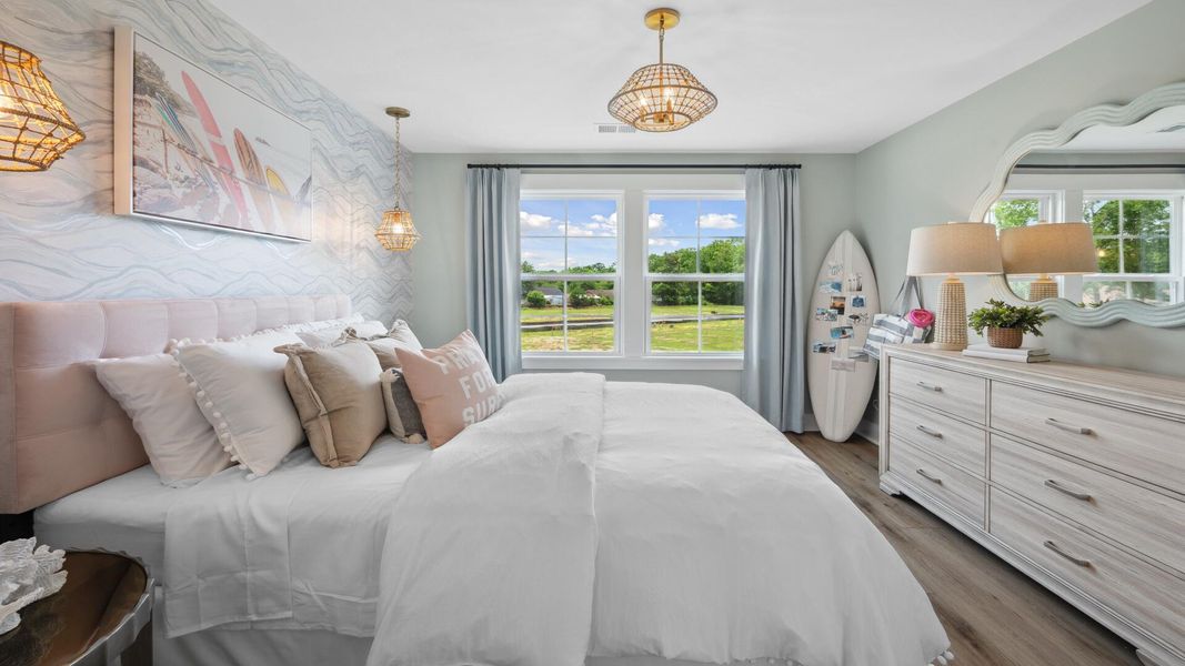 Furnished interior view inside a new home in Creekside at Andrews, Summerville (Image 33).