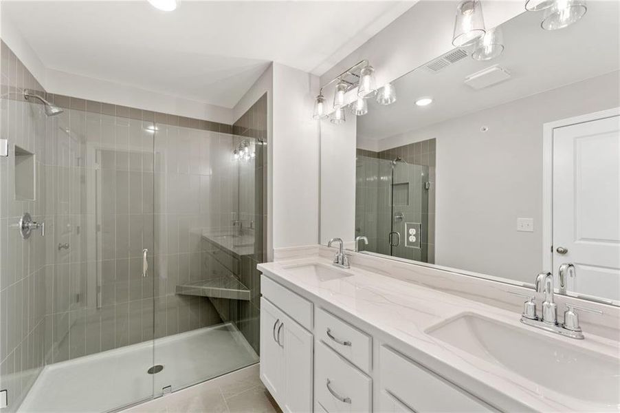 Furnished interior view inside a new home in Wildwood Place, Powder Springs (Image 7).