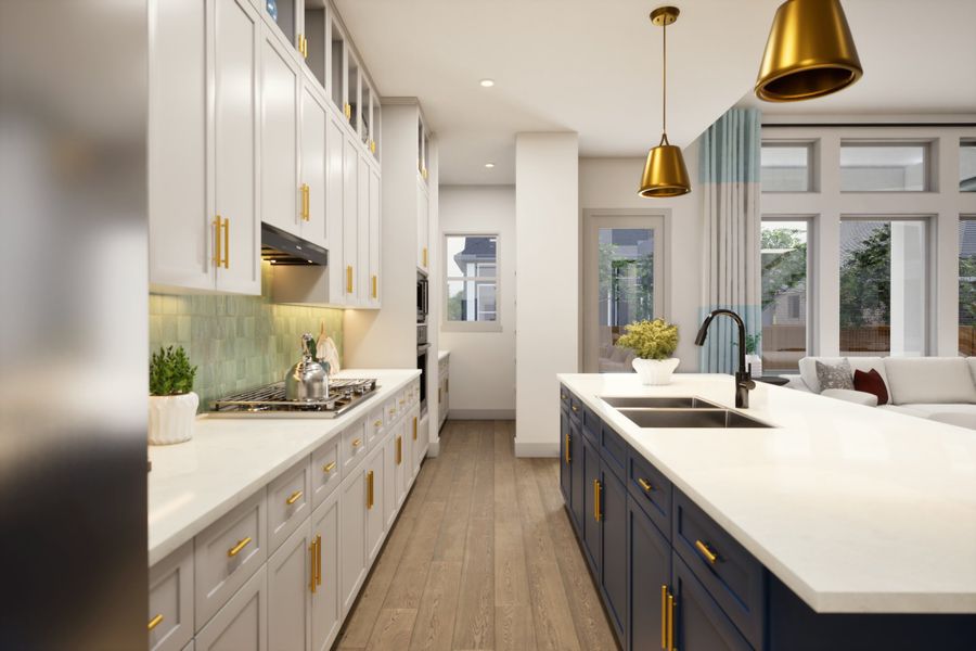 The Zinnia - Optional Cooktop Kitchen