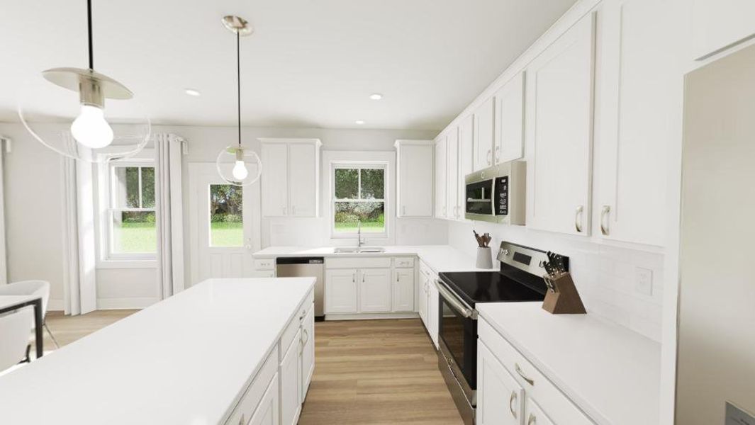 Furnished interior view inside a new home in Golden Gate, High Point (Image 8).