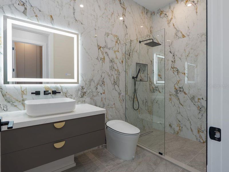 Furnished interior view inside a new home in , Sarasota (Image 11).