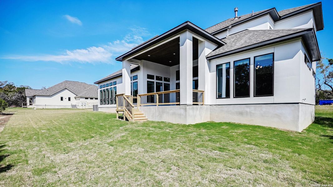 Exterior details and patio area of a home in Thornebrook, Bulverde (Image 4).