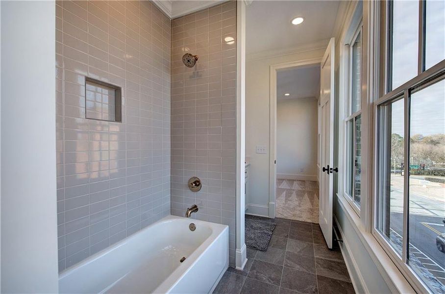 Furnished interior view inside a new home in , Cartersville (Image 37).