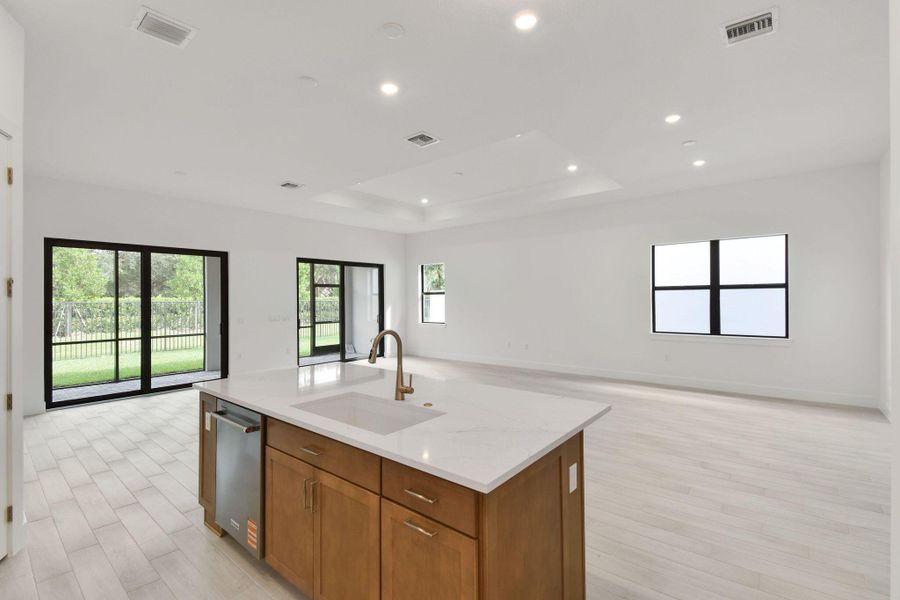 Furnished interior view inside a new home in Greyhawk Landing, Lake Worth (Image 3).