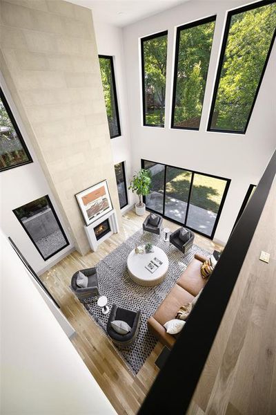 Furnished interior view inside a new home in , Dallas (Image 32). Furnished interior view inside a new home in , Dallas (Image 32).