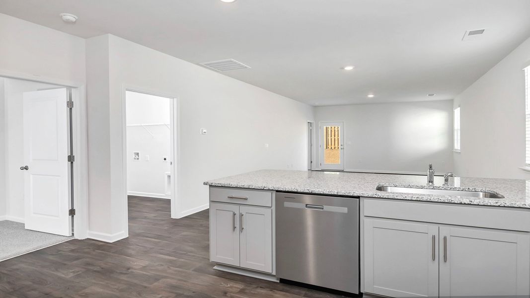 Representative furnished interior of a home built from the CAMERON by D.R. Horton in Hunter's Branch, Hopkins (Image 7).