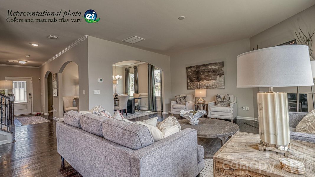 Furnished interior view inside a new home in Shannon Woods, Maiden (Image 18).