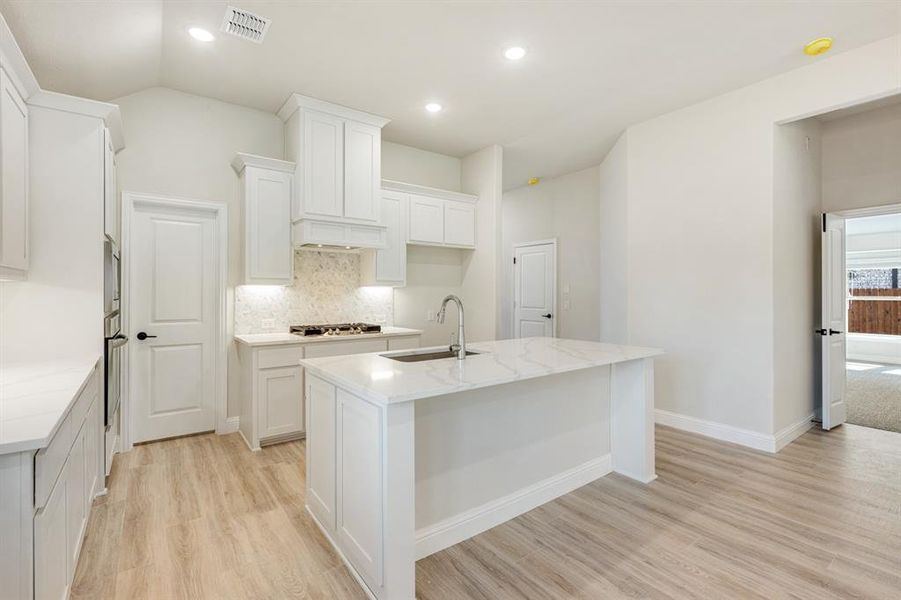 Furnished interior view inside a new home in Glenwood Meadows, Denton (Image 14). Furnished interior view inside a new home in Glenwood Meadows, Denton (Image 14).