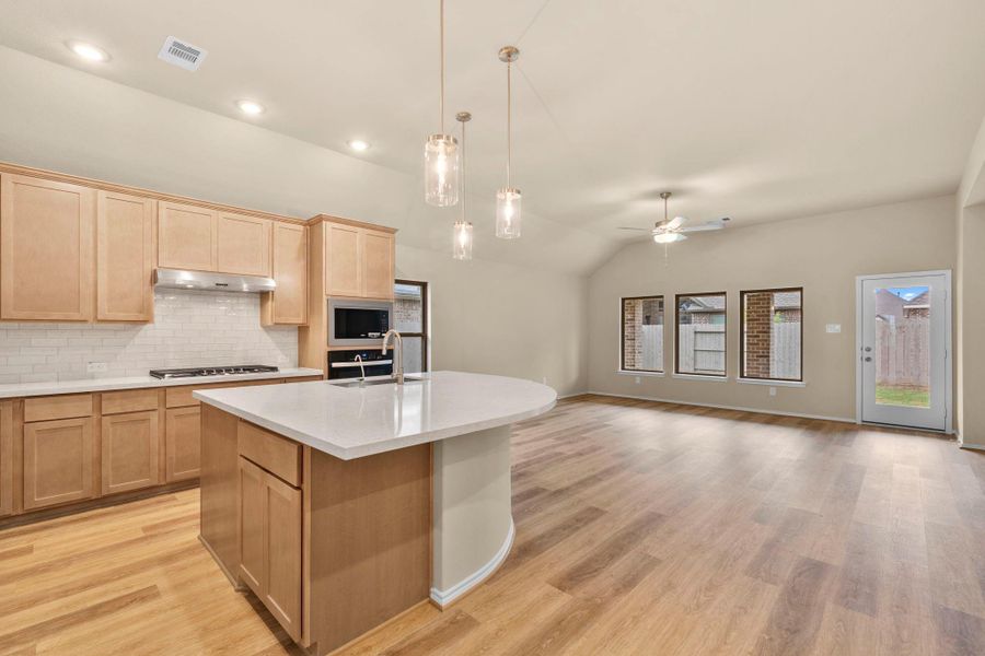 Furnished interior view inside a new home in Pomona 50' & 55', Manvel (Image 14).