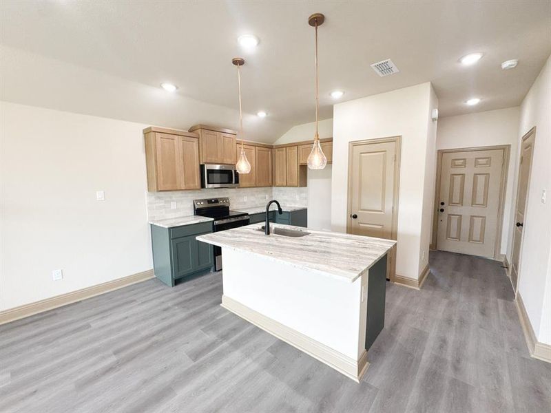 Furnished interior view inside a new home in , Tolar (Image 16).