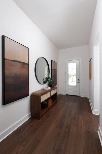 Representative furnished interior of a home built from the Savannah by Tri Pointe Homes in LaPrelle, Haslet (Image 9).