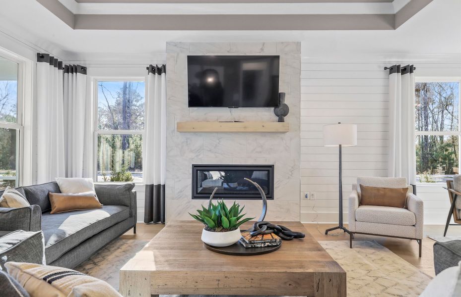 Furnished interior view inside a new home in Waterways, Richmond Hill (Image 11).