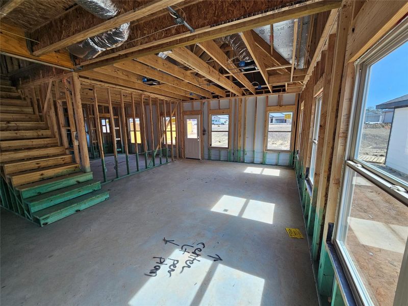 In-progress construction of a new home in Lexington Heights, Willis, TX (Image 6).
