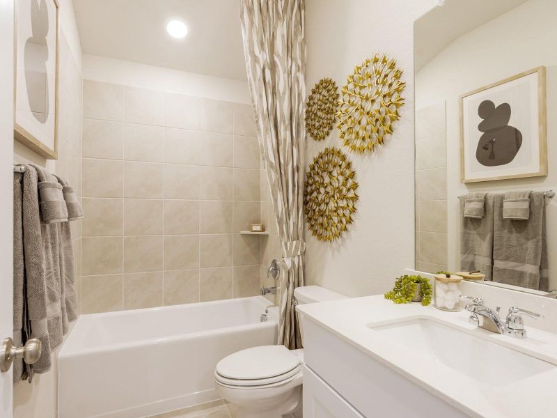 Photo is not of the actual home, but is an inspirational photo of builder’s model home and may depict options, furnishings, and/or decorator features that are not included