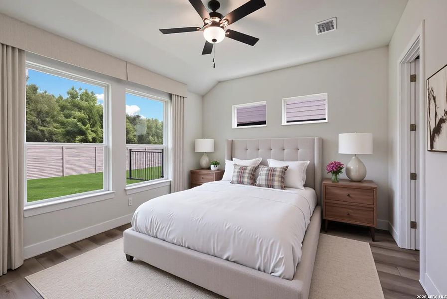 Furnished interior view inside a new home in Crown Ridge Manor, San Antonio (Image 8).