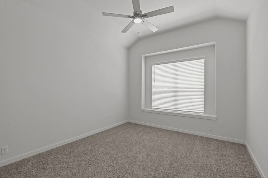 Representative unfurnished interior of a home built from the Tanner by Chesmar Homes in The Crossvine, Forney (Image 11).