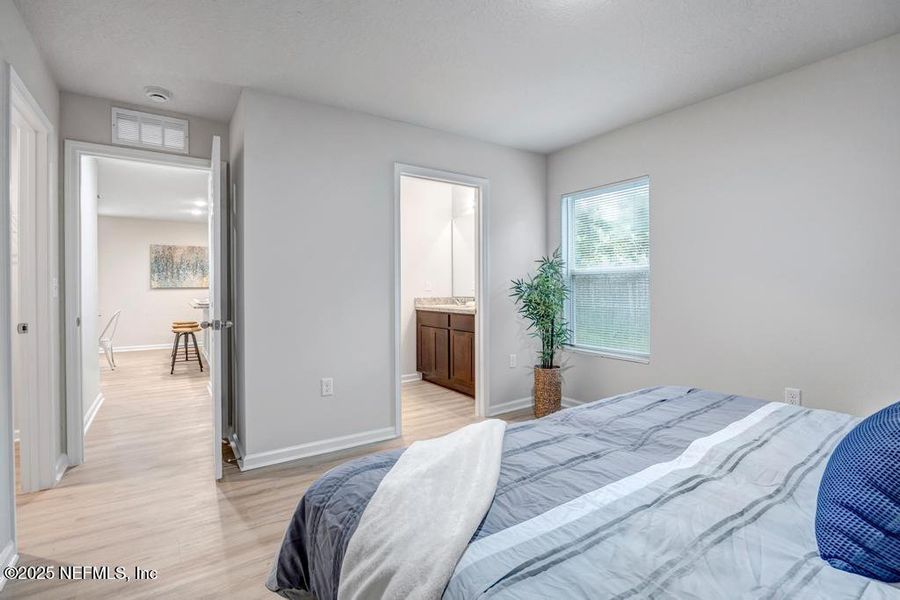Furnished interior view inside a new home in , Jacksonville (Image 2).