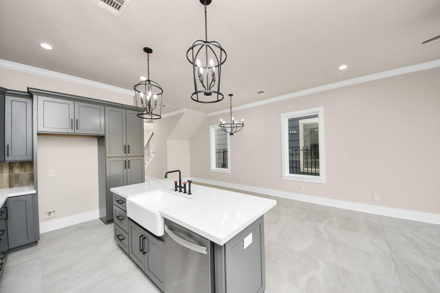 Furnished interior view inside a new home in , Houston (Image 7).