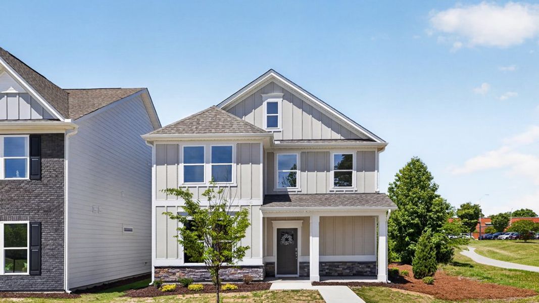 Representative exterior photo of a completed home built from the Alec by D.R. Horton in Madden West, Fuquay Varina, NC (Image 23).