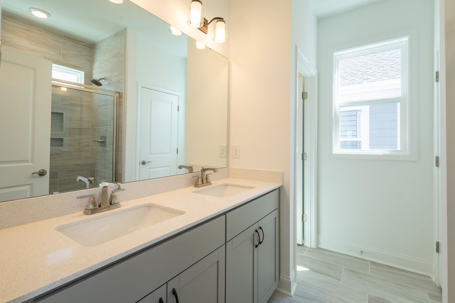 Representative furnished interior of a home built from the Joyner by McKee Homes in Sandy Springs, Aberdeen (Image 4).