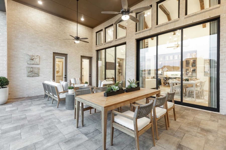 Representative Patio - some options shown