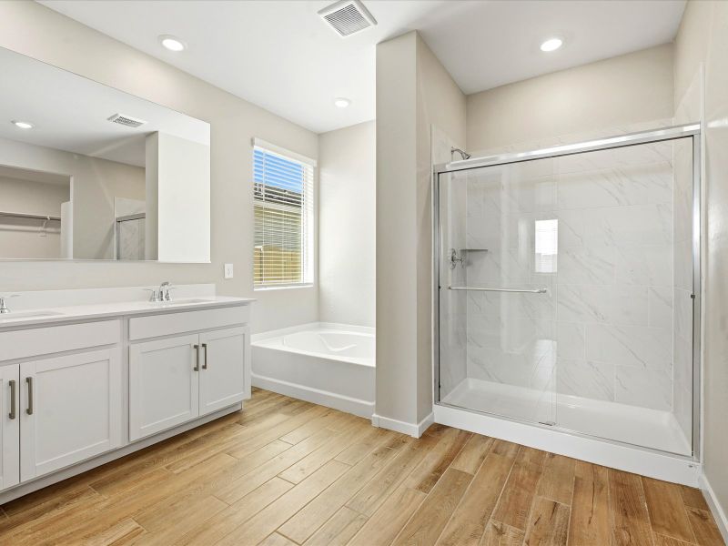 Furnished interior view inside a new home in White Tank Foothills Reserve Series, Waddell (Image 7).