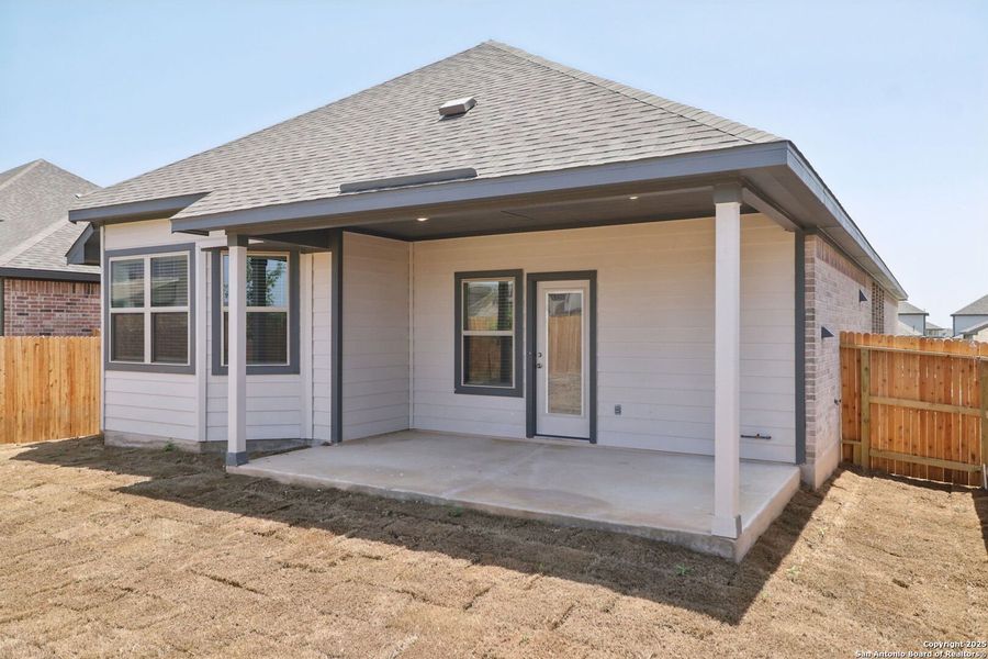Front exterior of a new home in Arcadia Ridge - Premier Series, San Antonio, TX, highlighting curb appeal (Image 20). Front exterior of a new home in Arcadia Ridge - Premier Series, San Antonio, TX, highlighting curb appeal (Image 20).