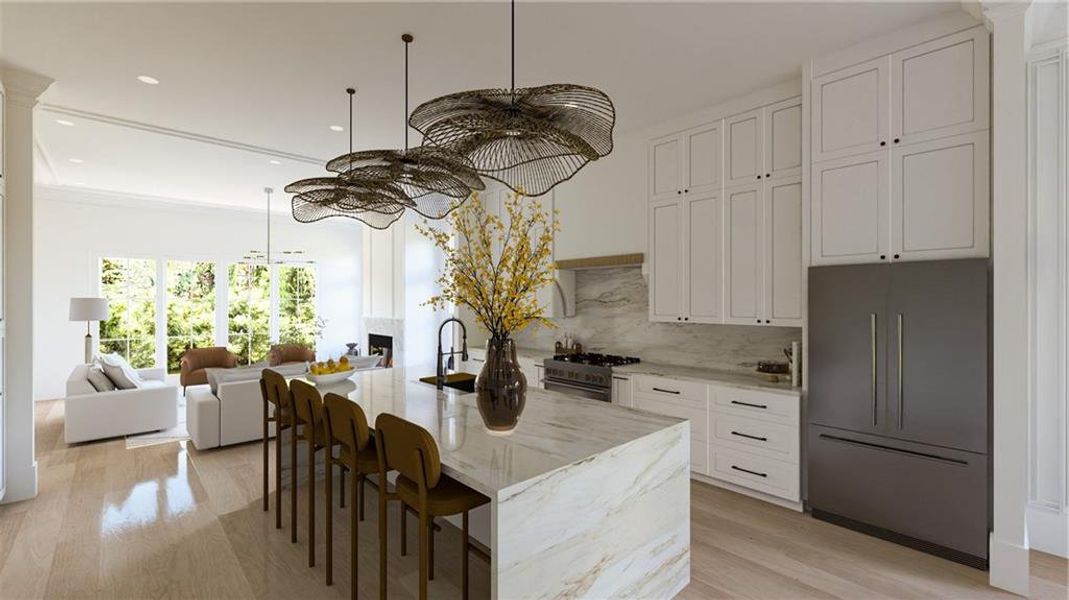 Furnished interior view inside a new home in , Milton (Image 7).