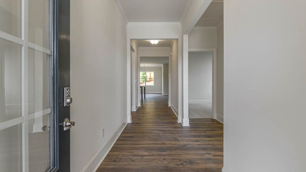 Representative unfurnished interior of a home built from the ACADIA by D.R. Horton in Hamptons at Riverwood South, Dallas (Image 5).