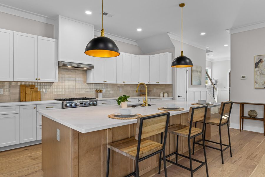 Furnished interior view inside a new home in , Charleston (Image 8).