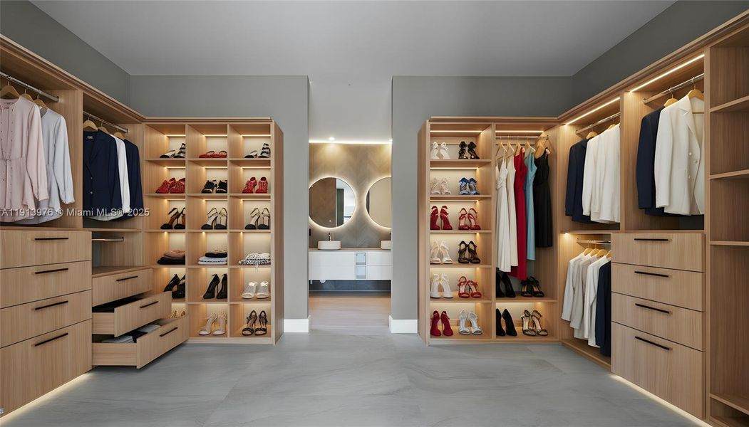 Close-up of interior finishes inside a home in , Miami Beach (Image 18). Close-up of interior finishes inside a home in , Miami Beach (Image 18).