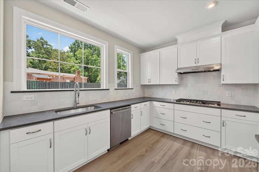 Ample counter space and storage Ample counter space and storage