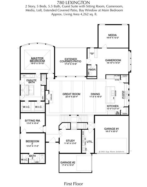 2D floor plan layout for the Lexington by Landon Homes in Signature 74s, Frisco, TX (Image 3). 2D floor plan layout for the Lexington by Landon Homes in Signature 74s, Frisco, TX (Image 3).
