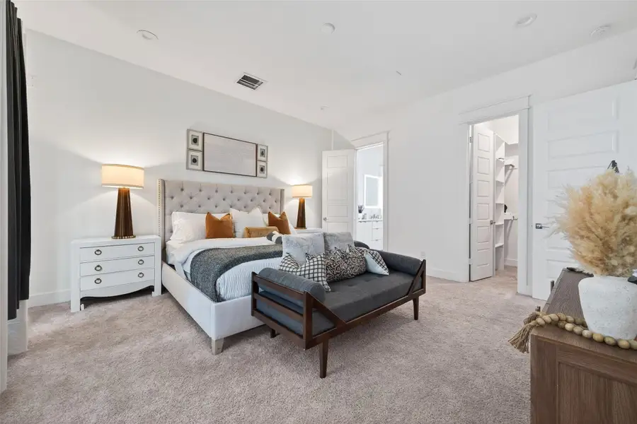 Furnished interior view inside a new home in , Houston (Image 9).
